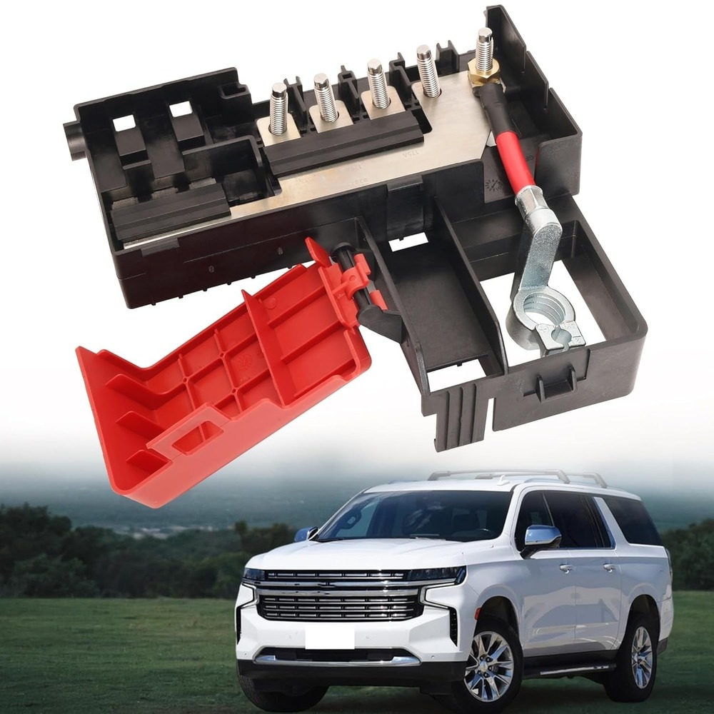 24-Position 24-Pole 12V Black Plastic Panel Mount Fuse Block for Chevy Suburban